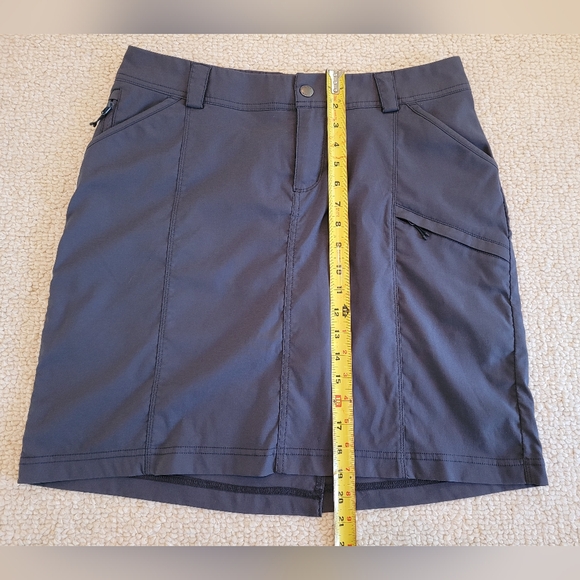 Duluth Trading Co Womens Dry On the Fly Skort/Skirt Gray Size 12 Hiking Outdoor. - Picture 3 of 12